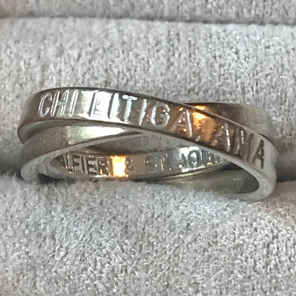 Alfieri & St. John white gold rolling ring - Picture 4 of 6